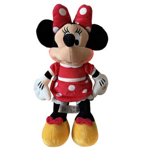 NWT MINNIE MOUSE PLUSH LIGHT UP CHEEKS DISNEY AT PRIMARK SOFT TOY